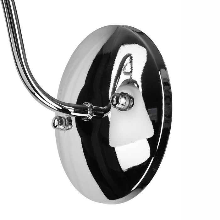 Lampada a Parete Miranda, Argento, Acciaio, 14x14x20 cm, Seven Design