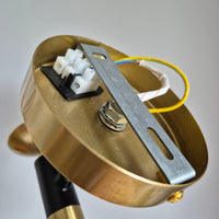 Lampada a Parete Georgia, Oro, Acciaio, 14,5x12x20 cm, Seven Design