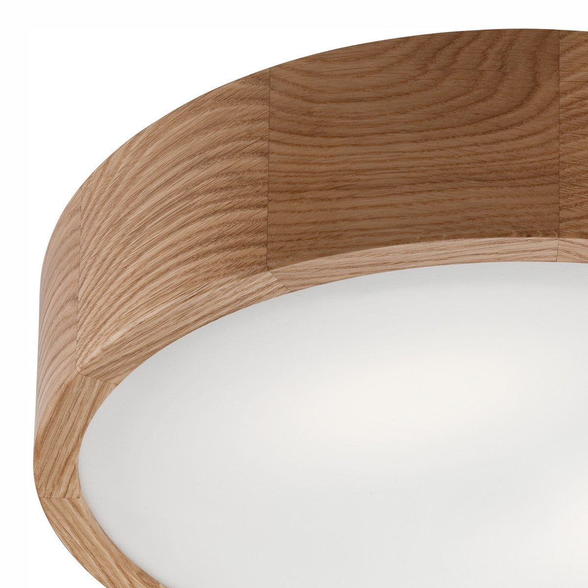 Lampada a Soffitto Eveline 16, Marrone, Legno, 37x37x8 cm, Seven Design