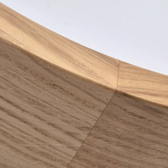 Lampada a Soffitto Eveline 16, Marrone, Legno, 37x37x8 cm, Seven Design