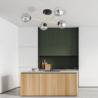 Lampada a Soffitto Magnum, Nero, Acciaio, 55x26x75 cm, Seven Design