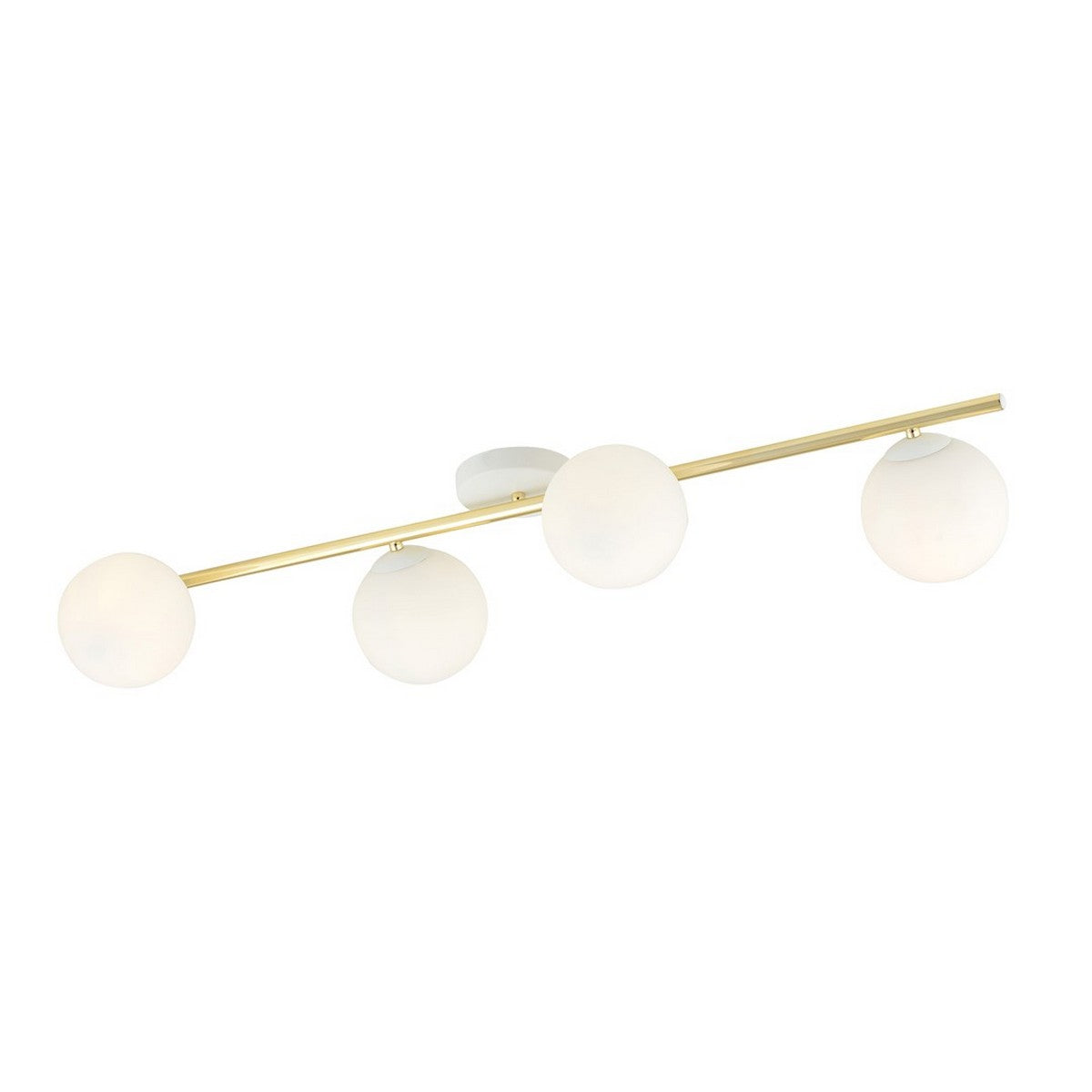 Lampada a Soffitto Splendi 11, Oro, Acciaio, 100x20x29 cm, Seven Design