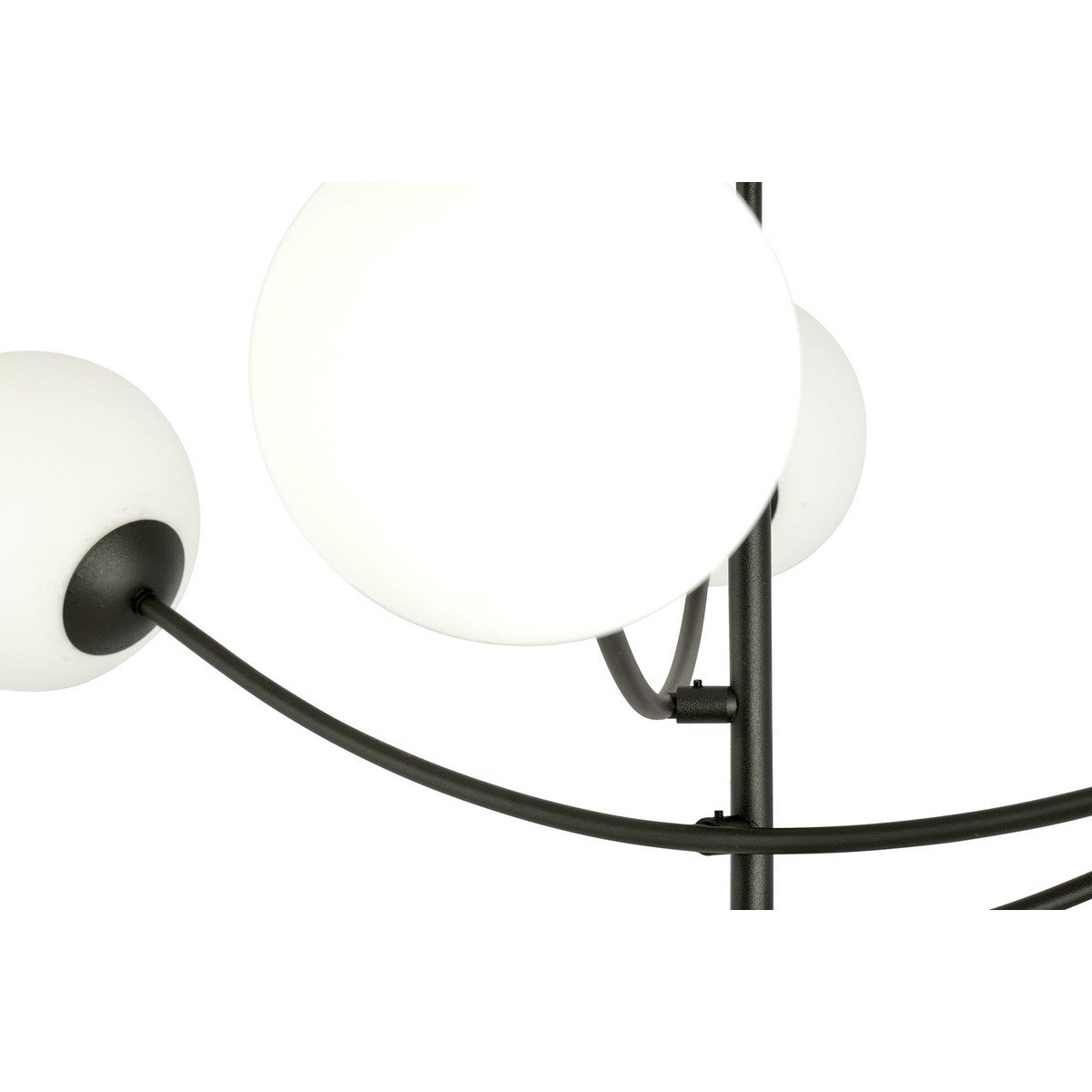 Lampada a Sospensione Hunter 5, Nero, Acciaio, 89x63x89 cm, Seven Design