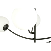 Lampada a Sospensione Hunter 5, Nero, Acciaio, 89x63x89 cm, Seven Design