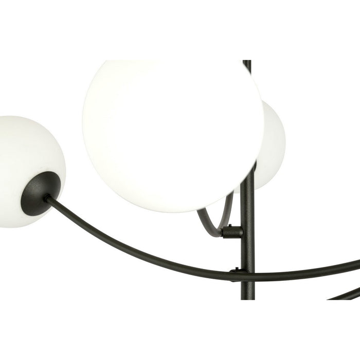 Lampada a Sospensione Hunter 5, Nero, Acciaio, 89x63x89 cm, Seven Design