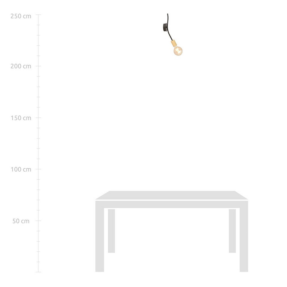 Lampada a Parete Bolt, Nero, Acciaio, 9x35x9 cm, Seven Design