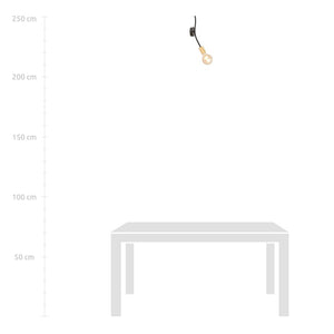 Lampada a Parete Bolt, Nero, Acciaio, 9x35x9 cm, Seven Design