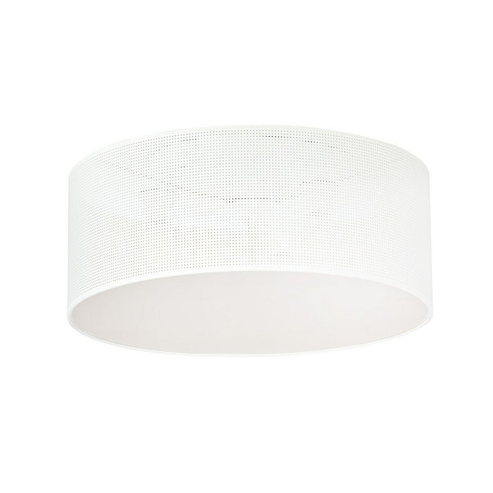 Lampada a Soffitto Aston, Bianco, Acciaio, 50x20x50 cm, Seven Design