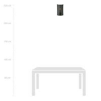 Lampada a Parete Aston, Nero, Acciaio, 18x32x8 cm, Seven Design