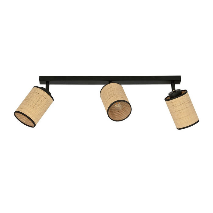 Lampada a Soffitto Yoga, Marrone, Acciaio, 66x22x10 cm, Seven Design