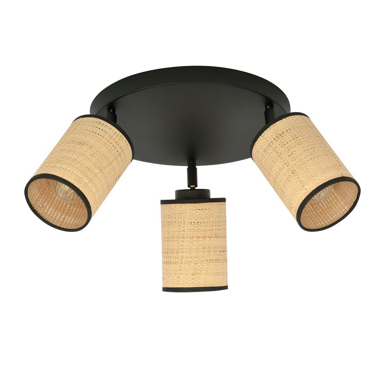 Lampada a Soffitto Yoga, Marrone, Acciaio, 50x24x30 cm, Seven Design