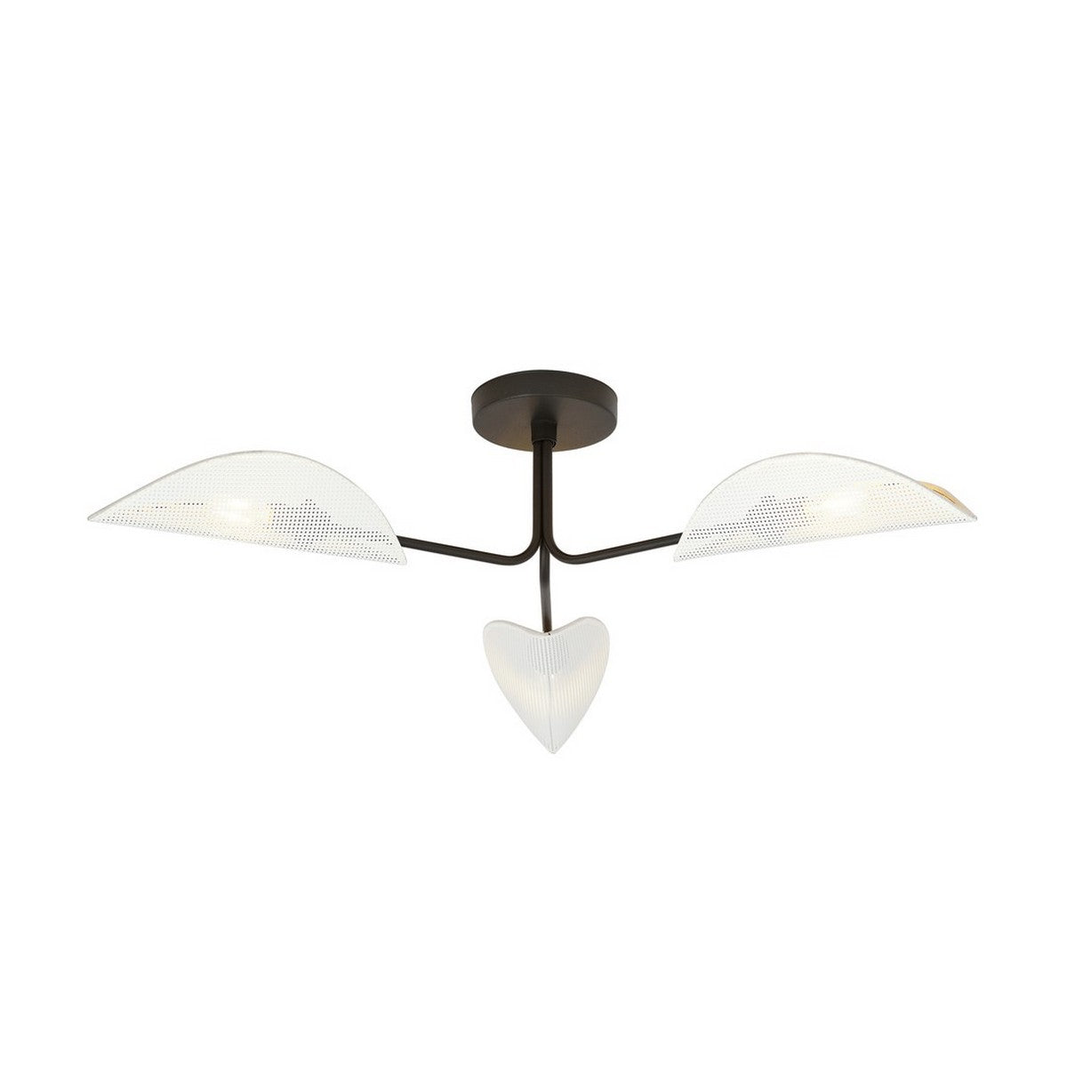 Lampada a Soffitto Gomez, Nero, Acciaio, 87x20x87 cm, EPIKASA