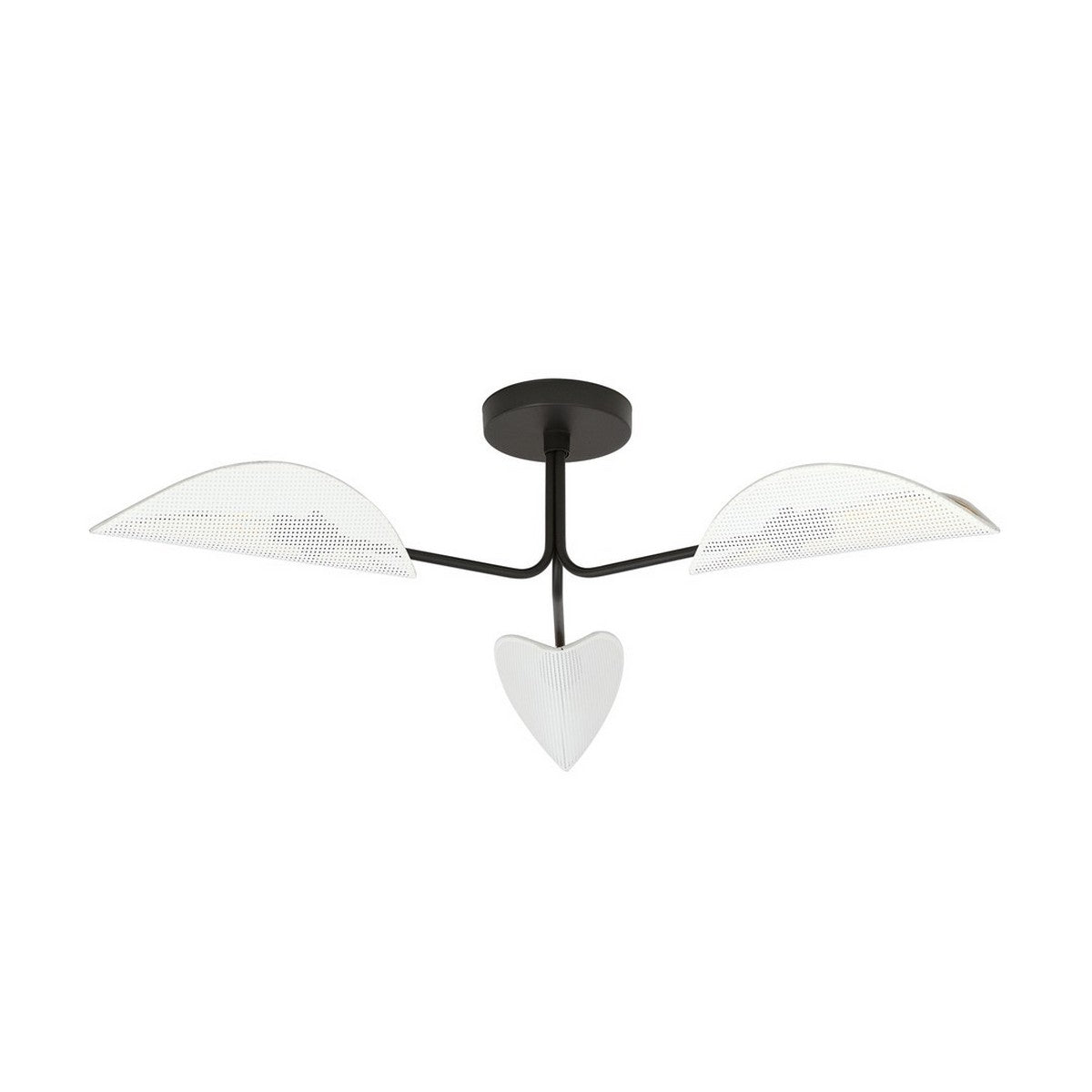 Lampada a Soffitto Gomez, Nero, Acciaio, 87x20x87 cm, EPIKASA