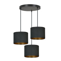 Lampada a Sospensione Hilde, Nero, Acciaio, 42x100x50 cm, Seven Design