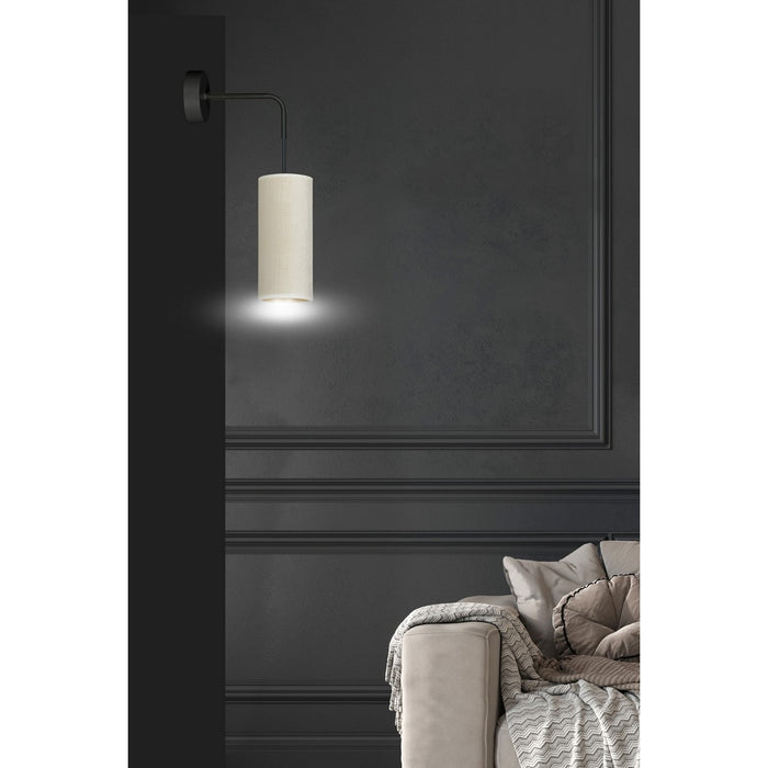 Lampada a Parete Bente, Bianco, Acciaio, 10x40x18 cm, EPIKASA