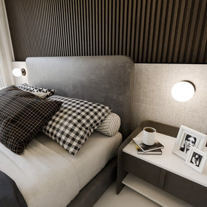 Lampada a Parete Bior, Nero, Acciaio, 15x15x18 cm, EPIKASA