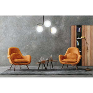 Lampada a Soffitto Ragnar, Nero, Acciaio, 57x51x40 cm, Seven Design