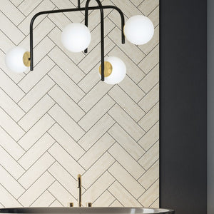 Lampada a Soffitto Ragnar, Nero, Acciaio, 91x48x40 cm, Seven Design