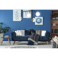 Lampada a Soffitto Ragnar, Nero, Acciaio, 91x48x40 cm, Seven Design