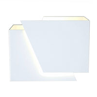 Lampada a Parete Frost, Bianco, Acciaio, 17x13x13 cm, Seven Design