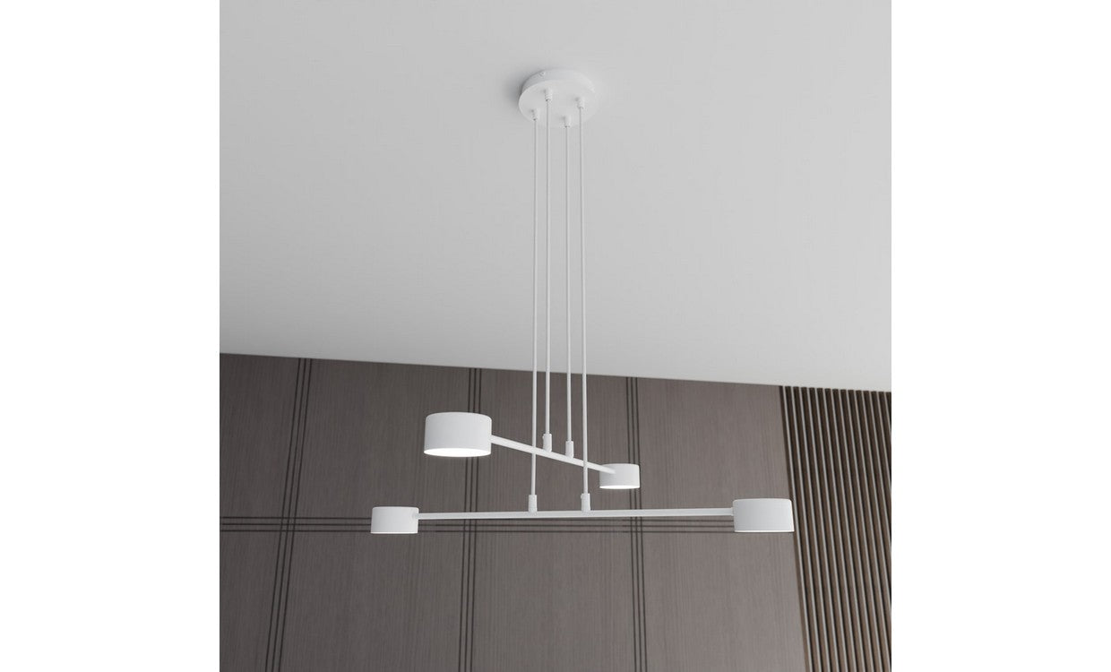 Lampada a Parete Spiral, Bianco, Acciaio, 17x29x17 cm, EPIKASA