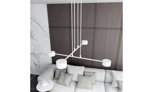 Lampada a Parete Spiral, Bianco, Acciaio, 17x29x17 cm, EPIKASA