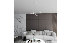 Lampada a Parete Spiral, Bianco, Acciaio, 17x29x17 cm, EPIKASA