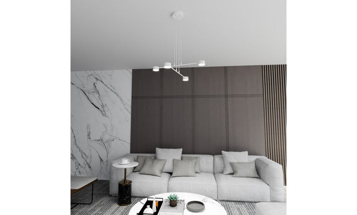 Lampada a Parete Spiral, Bianco, Acciaio, 17x29x17 cm, EPIKASA