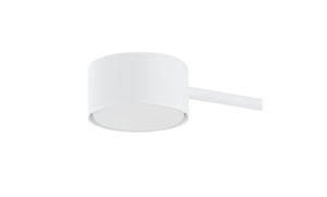 Lampada a Parete Spiral, Bianco, Acciaio, 17x29x17 cm, EPIKASA