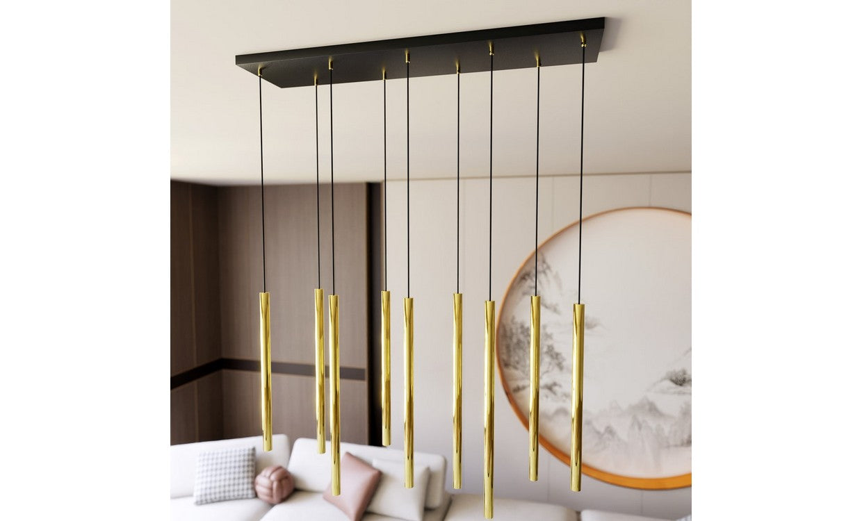 Lampada a Soffitto Halo, Bianco, Acciaio, 60x20x60 cm, EPIKASA