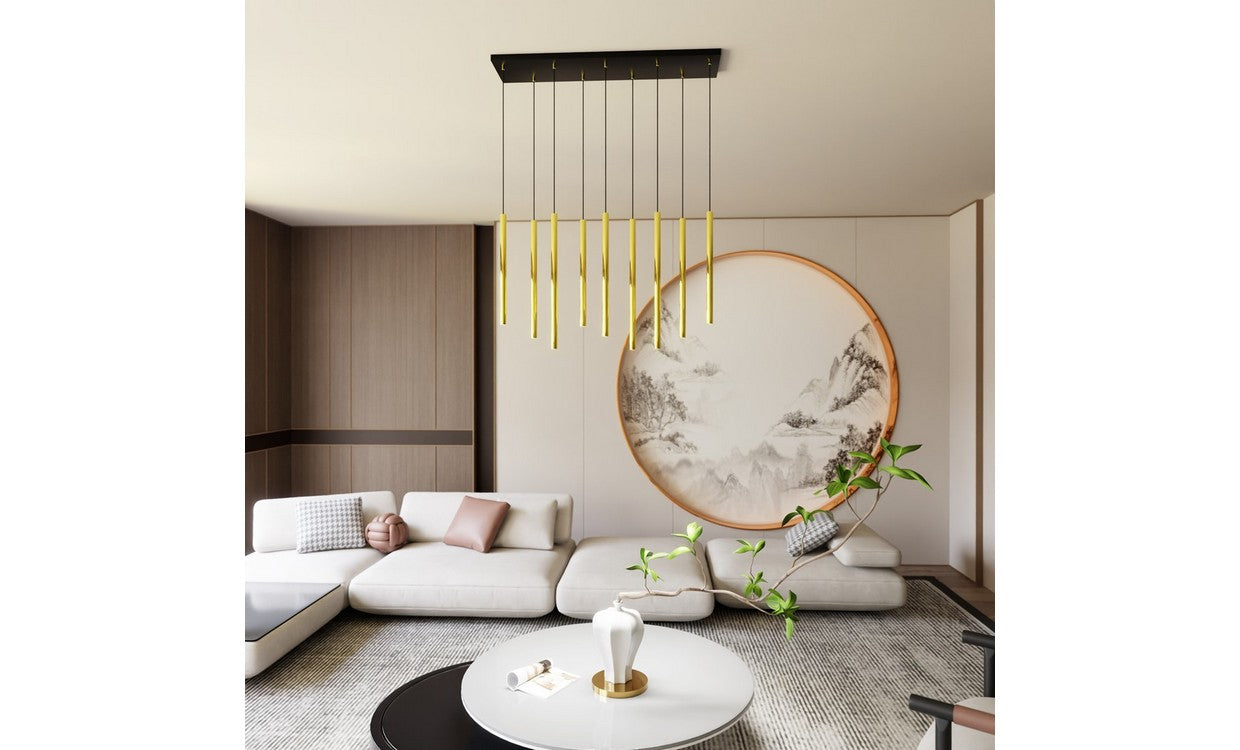 Lampada a Soffitto Halo, Bianco, Acciaio, 60x20x60 cm, EPIKASA