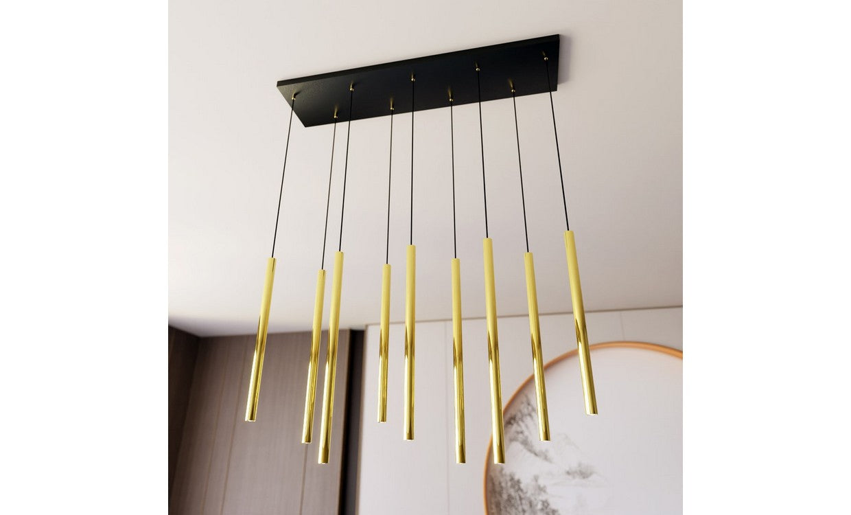 Lampada a Soffitto Halo, Bianco, Acciaio, 60x20x60 cm, EPIKASA