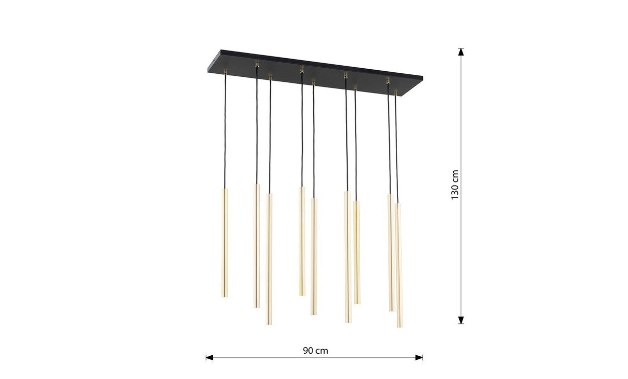 Lampada a Soffitto Halo, Bianco, Acciaio, 60x20x60 cm, EPIKASA