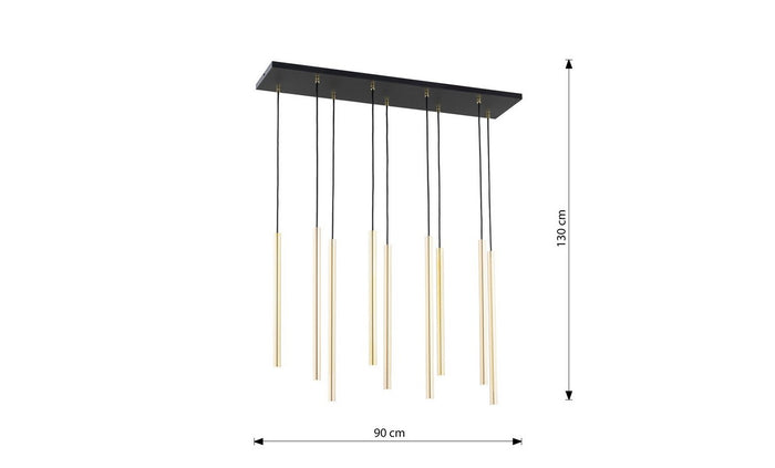 Lampada a Soffitto Halo, Bianco, Acciaio, 60x20x60 cm, EPIKASA