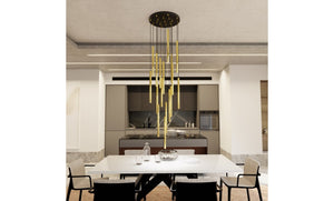 Lampada a Soffitto Halo, Bianco, Acciaio, 60x20x60 cm, EPIKASA