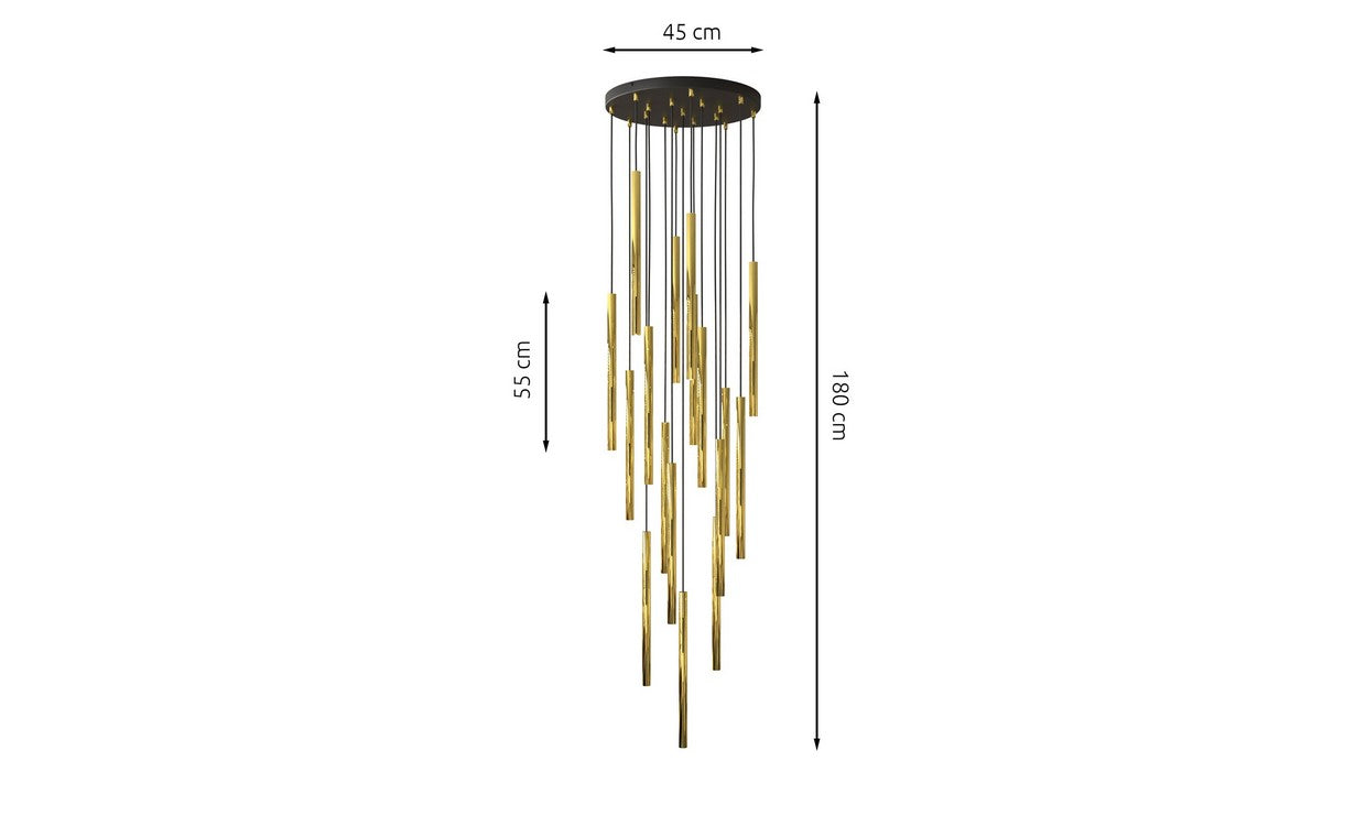 Lampada a Soffitto Halo, Bianco, Acciaio, 60x20x60 cm, EPIKASA