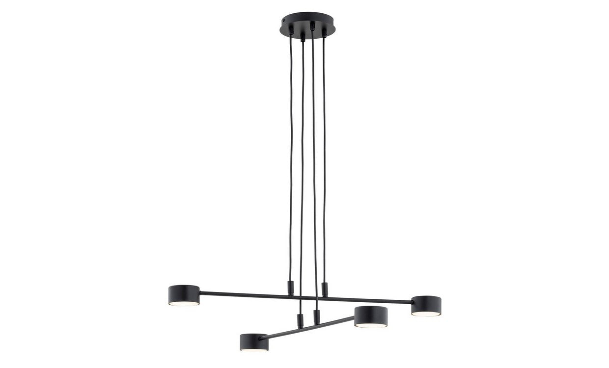 Lampada a Soffitto Halo, Bianco, Acciaio, 60x20x8 cm, EPIKASA