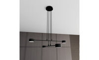 Lampada a Soffitto Halo, Bianco, Acciaio, 60x20x8 cm, EPIKASA