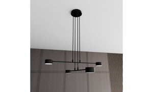 Lampada a Soffitto Halo, Bianco, Acciaio, 60x20x8 cm, EPIKASA