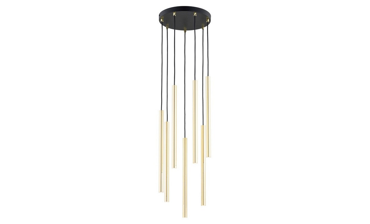 Lampada a Soffitto Halo, Nero, Acciaio, 60x20x60 cm, EPIKASA