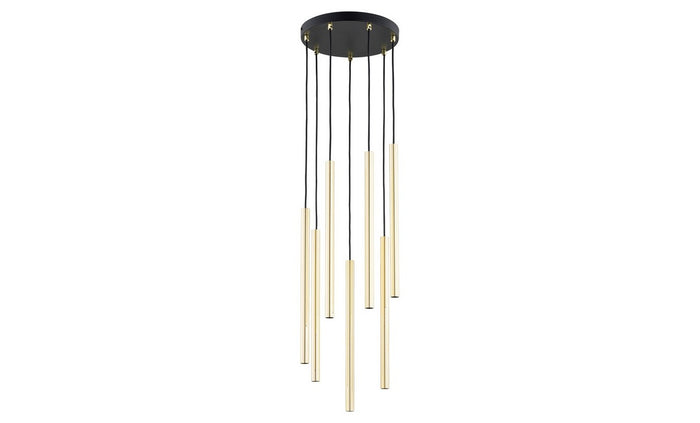 Lampada a Soffitto Halo, Nero, Acciaio, 60x20x60 cm, EPIKASA