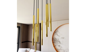 Lampada a Soffitto Halo, Nero, Acciaio, 60x20x60 cm, EPIKASA