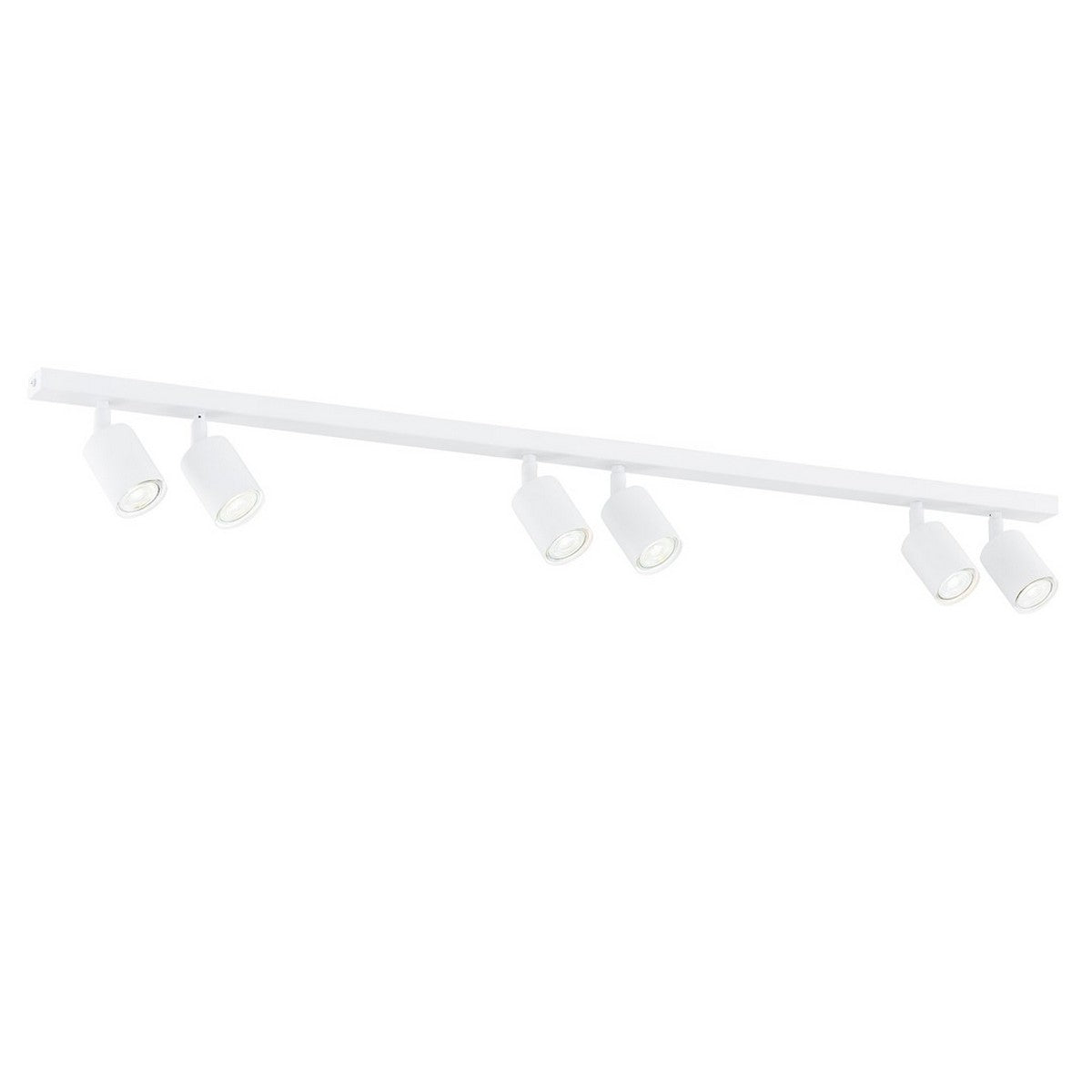 Lampada a Soffitto Flash, Nero, Acciaio, 116x14x4 cm, Seven Design