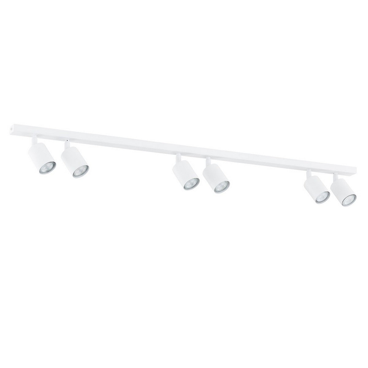 Lampada a Soffitto Flash, Nero, Acciaio, 116x14x4 cm, Seven Design