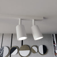 Lampada a Soffitto Flash, Nero, Acciaio, 116x14x4 cm, Seven Design