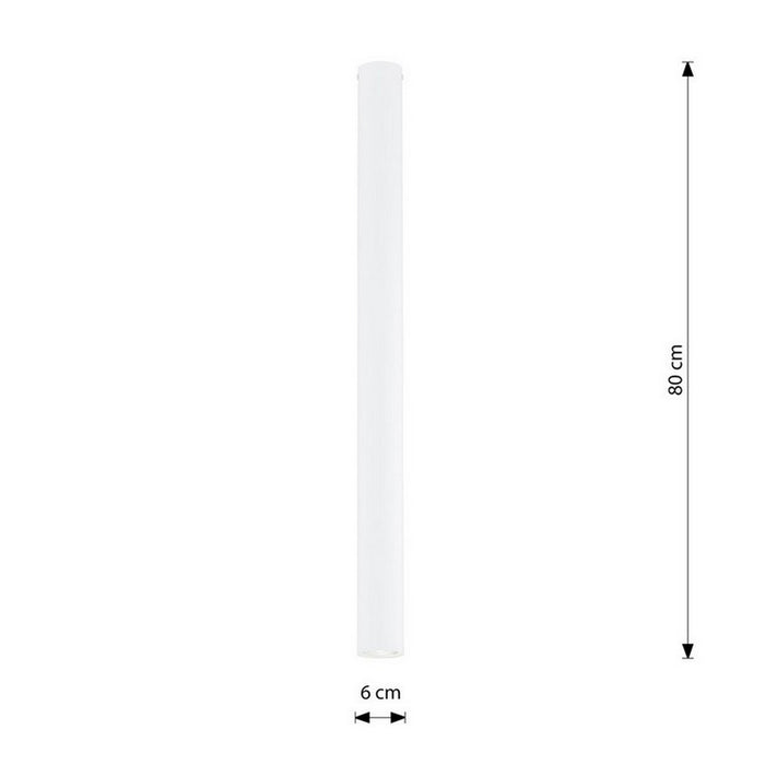 Lampada a Soffitto Flash 2, Nero, Acciaio, 116x14x4 cm, Seven Design