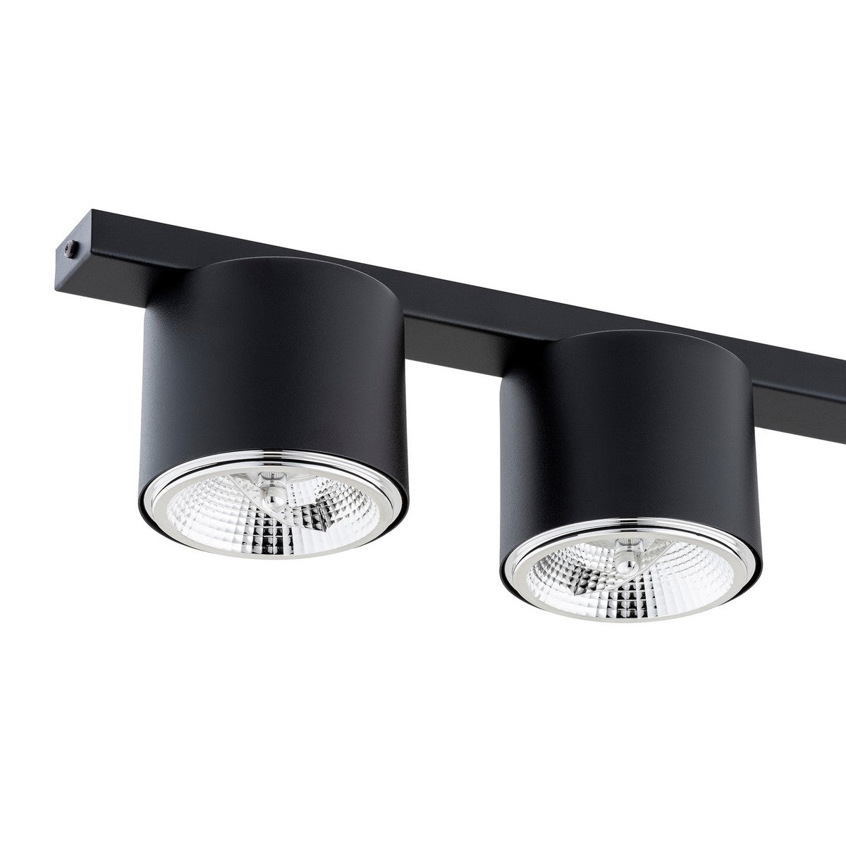 Lampada a Soffitto Nano, Nero, Acciaio, 116x11,5x11,5 cm, Seven Design