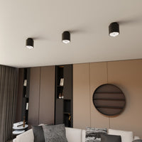 Faretto Nano, Nero, Acciaio, 11,5x12x11,5 cm, Seven Design