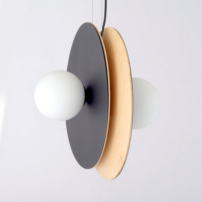 Lampada a Sospensione Soho 1, Nero, Acciaio, 49x120x5 cm, Seven Design