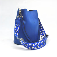 Borsa a Tracolla Venezia 1, Blu, Vera Pelle, 24x16,5x27,5 cm, Soteira